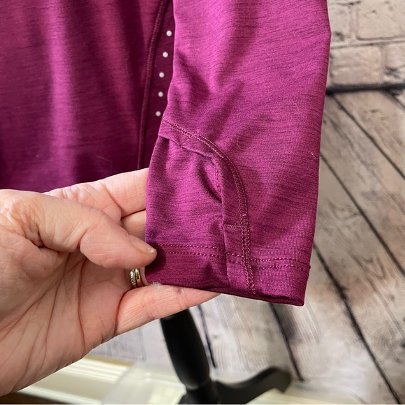 Avia 1/4 Zip Athletic Top  Pink Small - Picture 7 of 10